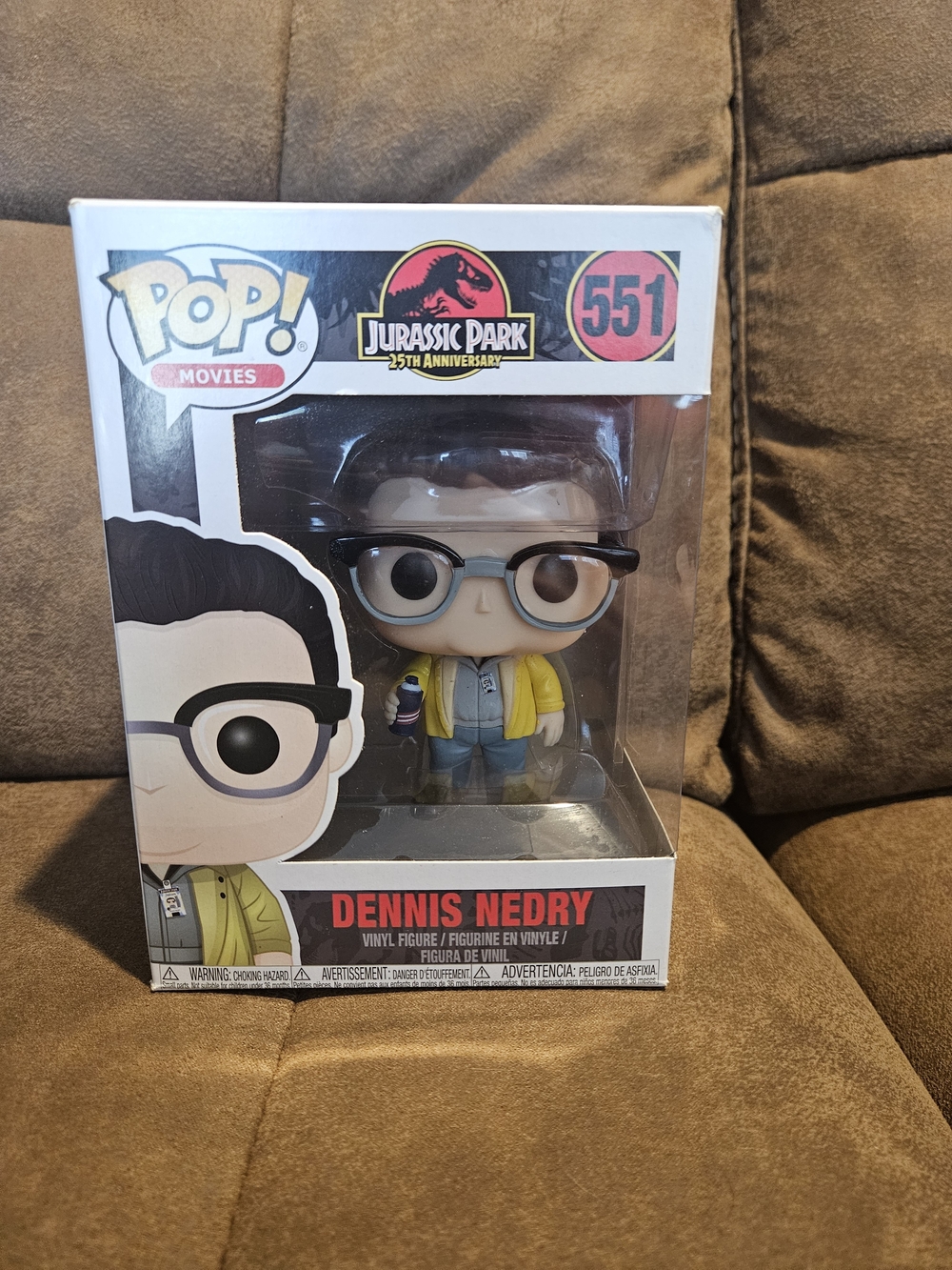 Dennis Nedry 551 Jurassic Park Funko Pop